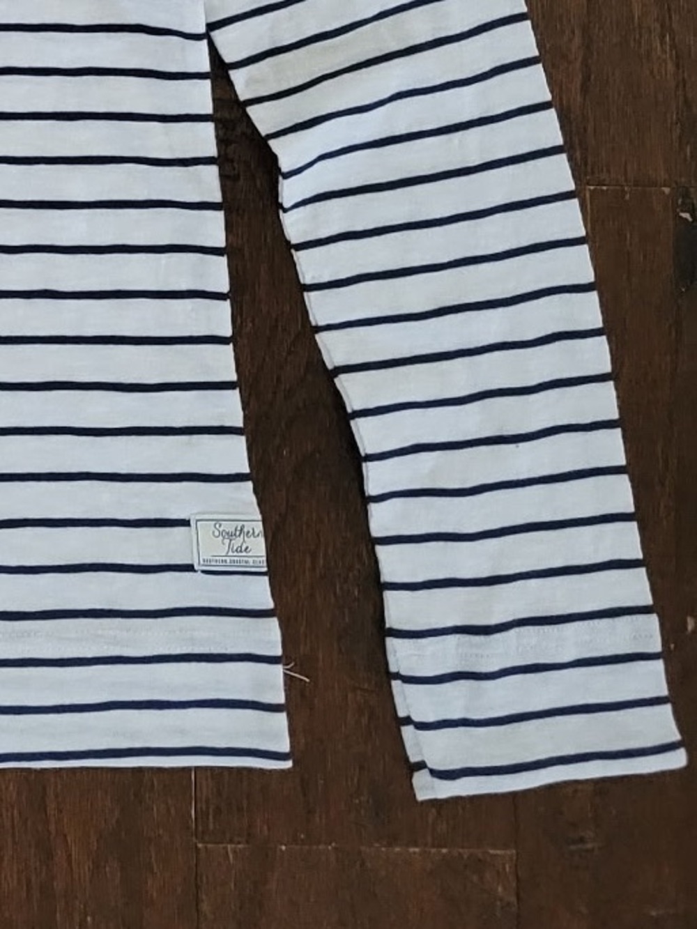 Southern Tide Kimmy Stripe Crewneck Long Sleeve
Tee  Navy/White size S-NWT - Picture 5 of 10